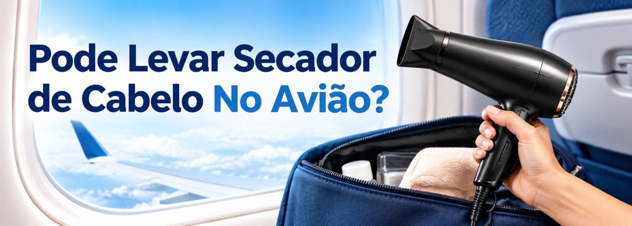 Pode Levar Secador de Cabelo No Avião